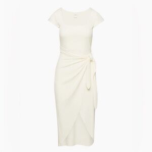 Aritzia Saturn Midi Dress Short Sleeve Sz M